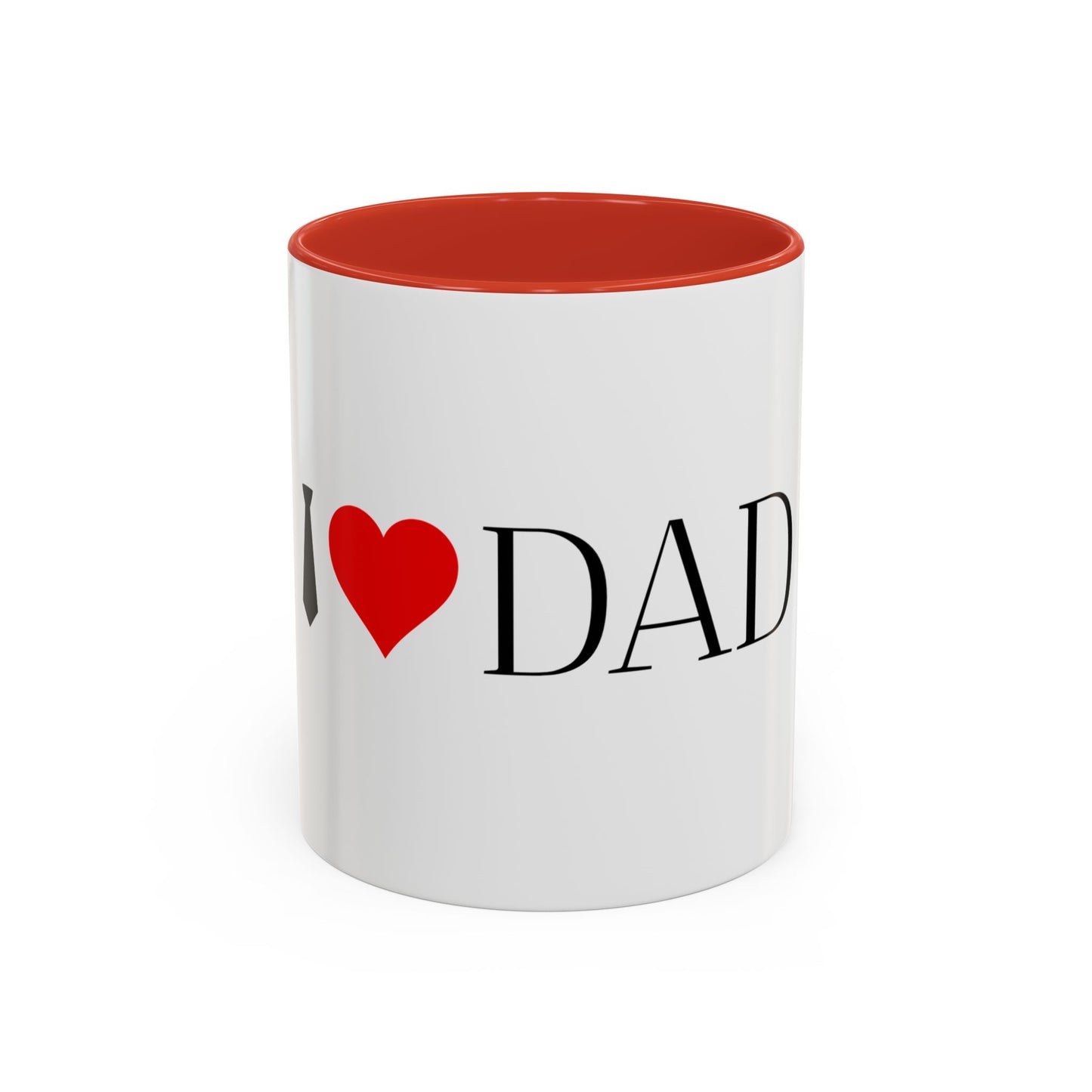I Love Dad Accent Coffee Mug - Perfect Gift for Father's Day
