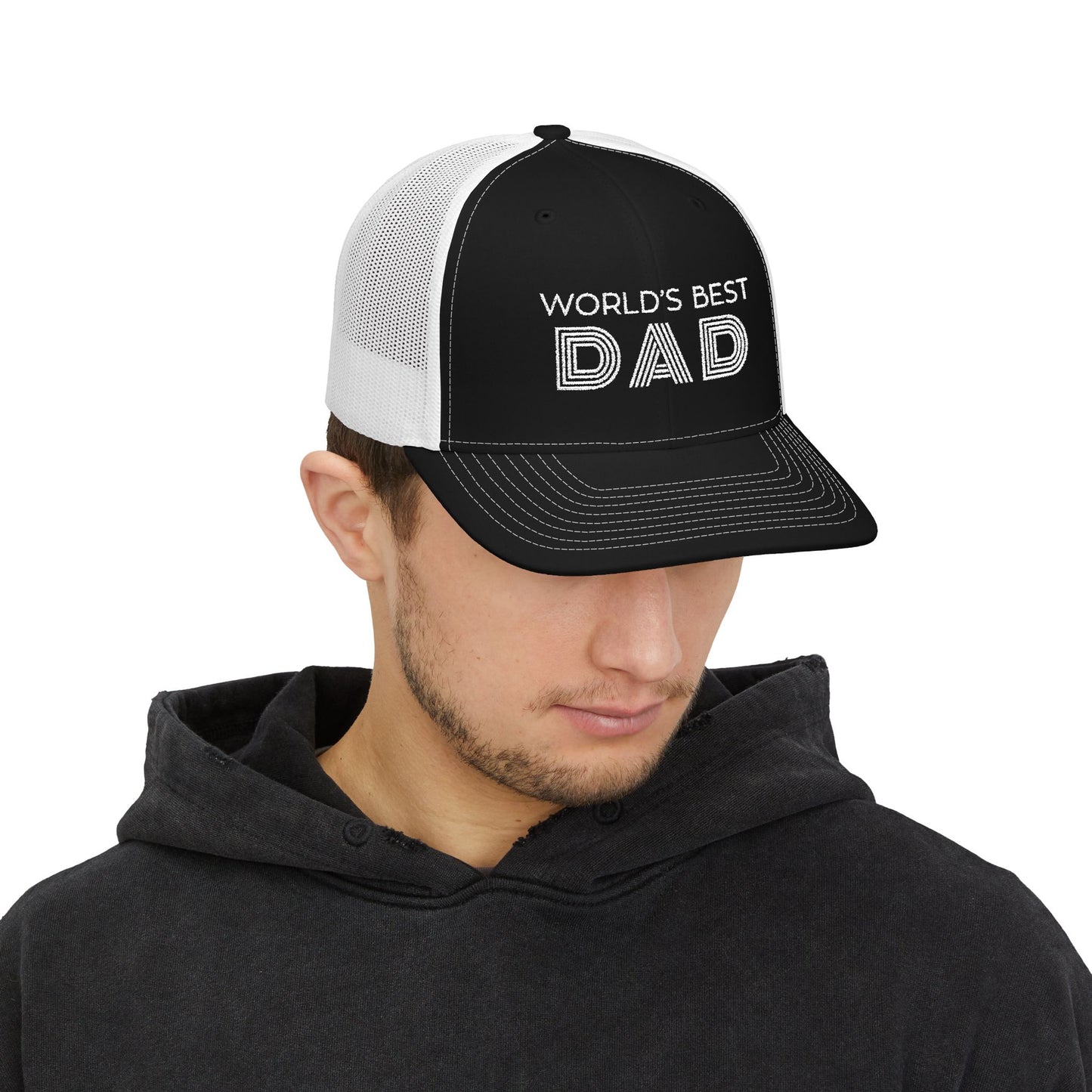 World's Best Dad Snapback Trucker Cap | Perfect Gift for Father's Day